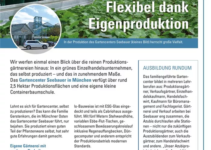 Artikel in der Gärtnerbörse 5/2022